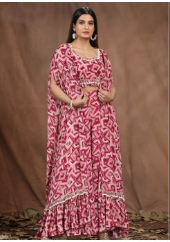 Pink Chinone Designer  Sharara